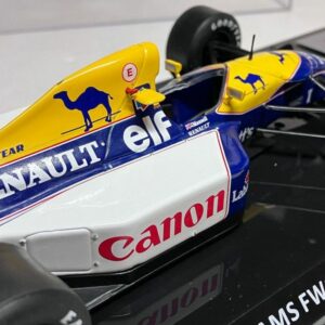 Nigel Mansell signed Williams FW14B cased 1/24 from the Sports Car Racing Signed store collection.