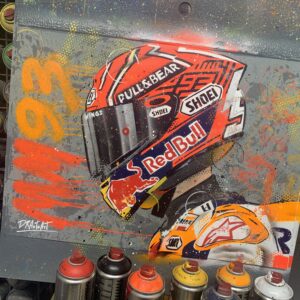 Marc Marquez - Graffiti painting from the Sports Car Racing Canvas store collection.