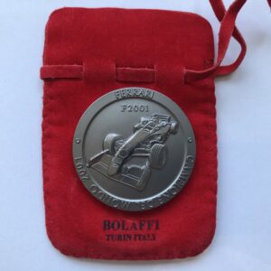 Official Ferrari F1 World Championship 2001 Bolaffi Medal / Coin from the Official Motorsport Merchandise store collection.