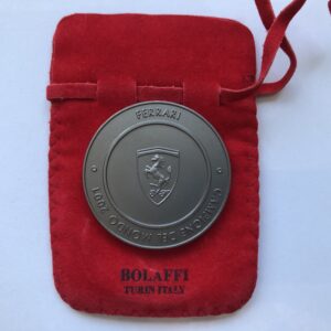 Official Ferrari F1 World Championship 2001 Bolaffi Medal / Coin from the Official Motorsport Merchandise store collection.