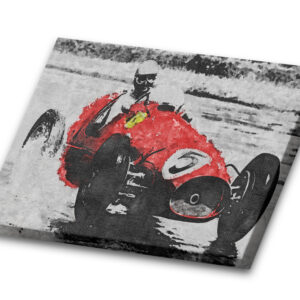 Alberto Ascari Abstract F1 Mixed Media Canvas Print From An Original Paitning Formula 1 Prints Formula One Wall Art Fine Artwork Motorsport Limited Edition from the Sports Car Racing Canvas store collection.