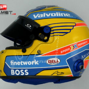 Fernando Alonso 2024 Replica Helmet Aston Martin F1 Sports Car Racing Race Gloves by GPHelmet