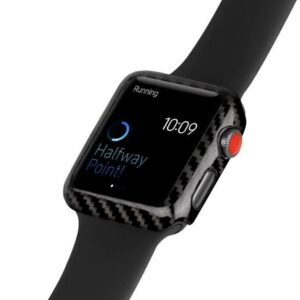 Apple Watch Real Carbon Fiber Case from the Sports Car Racing Clothing store collection.