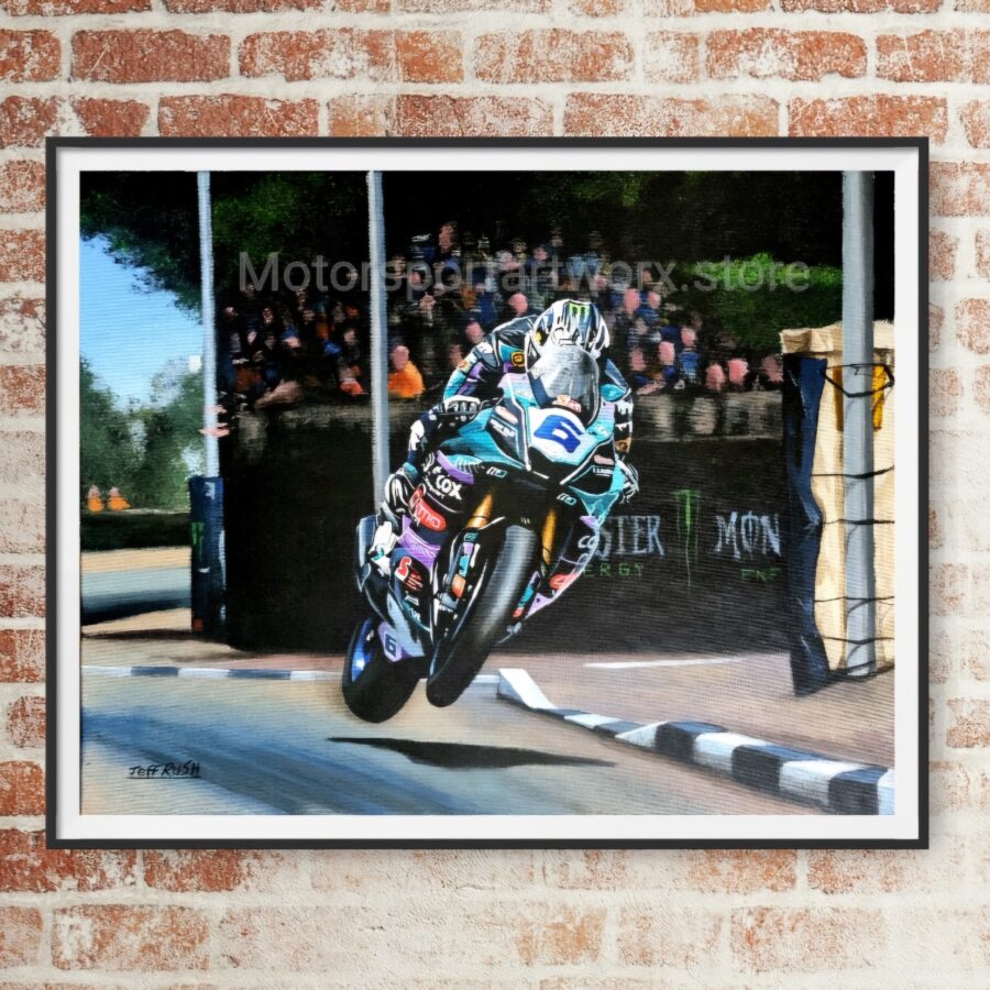 Michael Dunlop's 26th TT Victory from the MotoGP Memorabilia store collection.