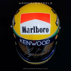 Ayrton Senna Signed Helmet 1993 Tribute Autographed Visor Full Scale 1:1 AS-00659 Ayrton Senna by Racing Helmet Collector