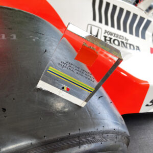 Ayrton Senna Memorabilia Encapsulated McLaren MP4/6 Bodywork Relic, Limited Edition from the F1 Car Parts store collection.