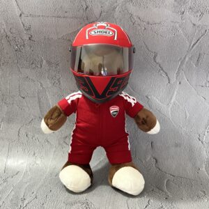 MotoGP Ducati Racing Marc Márquez helmet Race Fan Bear Teddy Gift Cub Plush from the Sports Car Racing Gifts store collection.