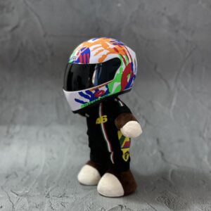 Valentino Rossi VR46 Mini Helmet San Marino GP 2014 Commemorative Moto Enthusiast Bear from the MotoGP Memorabilia store collection.