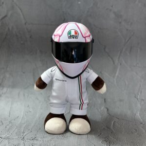 Rossi VR46 AGV Pista GP RR Limited Edition Misano Helmet Pink Bow MINI helmet Commemorative Moto Enthusiast Bear from the Sports Car Racing Collectibles store collection.