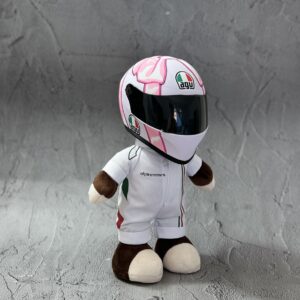 Rossi VR46 AGV Pista GP RR Limited Edition Misano Helmet Pink Bow MINI helmet Commemorative Moto Enthusiast Bear from the Sports Car Racing Collectibles store collection.