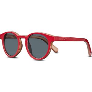 Bullrun - Rippin Red - Luxury Racing Sunglasses - Wooden F1 Sunglasses (NEW) Luxury Sports Car Racing Sunglasses by Jabrock Eyewear