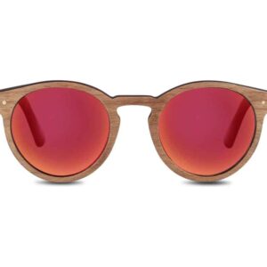 Bullrun Dusk Red - Luxury Racing Sunglasses - Wooden F1 Sunglasses from the Luxury Sports Car Racing Sunglasses store collection.