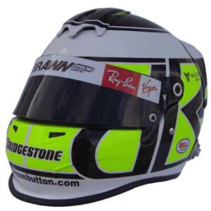 Jenson Button 2009 "MONSTER" Helmet Brawn F1 from the F1 Helmets store collection.