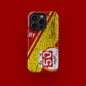 Ferrari 499P Le Mans 2024 Hypercar #50 Championship Livery Phone Case by DIZZY from the Sports Car Racing Art store collection.