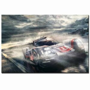 Porsche 919 Lemans Wall Art Canvas from the Sports Car Racing Canvas store collection.