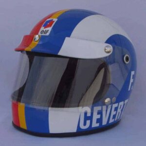 Francois Cevert 1973 Helmet Tyrrel F1 F1 Helmets by GPHelmet