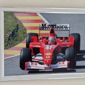 Michael Schumacher - hand signed Photograph with Certificate of Authenticity Sports Car Racing Signed by F1_Historic_Memo