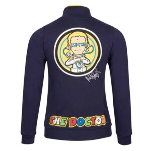 SWEATSHIRT Full Zip kids Bike MotoGP Valentino Rossi Child Navy Doctor from the GPBox store.