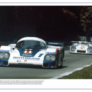 Derek Bell signed Porsche victory at Le Mans lithograph Sports Car Racing Photography by The Signature Store