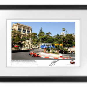 'Casino' limited edition lithograph, signed Kimi Räikkönen Sports Car Racing Posters & Prints by The Signature Store