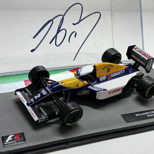 Alain Prost signed, Williams FW15C, 1/43 cased model Sports Car Racing Model Cars by The Signature Store