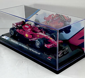 Kimi Räikkönen signed Ferrari F2007 cased 1/24 Sports Car Racing Gifts by The Signature Store