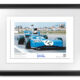 Tyrrell 003 Lithographic Print, signed Sir Jackie Stewart, Formula 1 World Champion