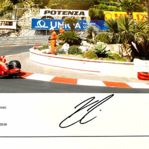 'Casino' limited edition lithograph, signed Kimi Räikkönen Race Car Wall Art by The Signature Store