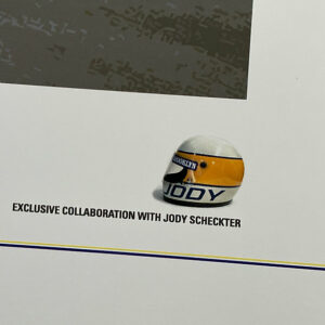 'Six Appeal' Jody Scheckter signed P34 lithograph Sports Car Racing Photography by The Signature Store