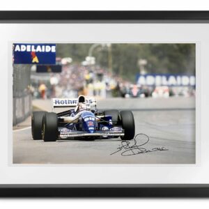 Nigel Mansell, Williams 'Last Win' Signed Photograph Sports Car Racing Signed by The Signature Store