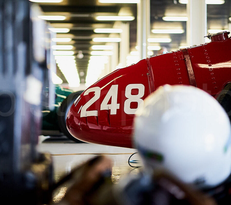 Maserati 250F @ Silverstone Classic from the Sports Car Racing Photography store collection.