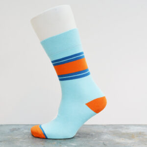 Motoring Leg-End Socks Gulf Blue from the Sports Car Racing Clothing store collection.