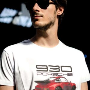 Porsche 930 T-shirt from the Sports Car Racing Apparel store collection.