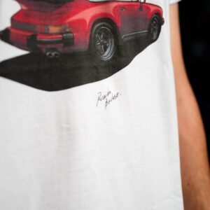 Porsche 930 T-shirt from the Sports Car Racing Apparel store collection.