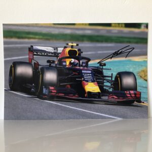 Pierre Gasly Autographed Photo Formula One Red Bull Racing F1 Team from the Sports Car Racing Photography store collection.