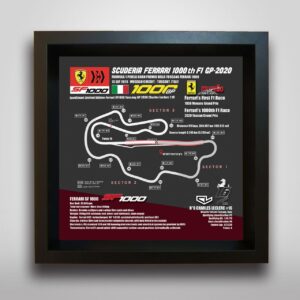 Customization Belongs To Your Racing Fine Art Frame-Made Of Example 1/43 Model Car (Model Car Is Not Included In The Product) Official Motorsport Merchandise by Forever Fast Racingsports