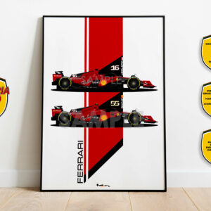 Ferrari 2023 Team F1 Print Charles Leclerc - Scuderia GP from the GPBox store.