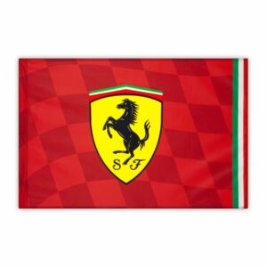 Flag Scuderia Ferrari Pole 90x60cm. Sports Car Racing Flags by masterlap