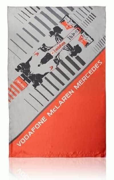 Flag Formula One 1 Vodafone McLaren Mercedes F1 Team Rocket Red VMM Car V08 from the Sports Car Racing Flags store collection.