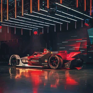 Formula E Porsche official team poster artwork