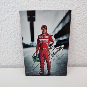 Ferrari - Felipe Massa - 2013 - Fancard (Signed) Sports Car Racing Birthday Cards by F1_Historic_Memo