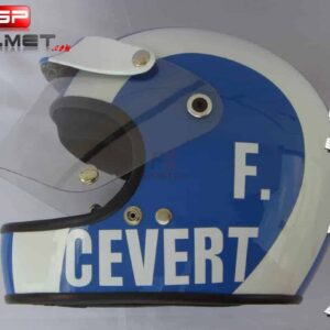 Francois Cevert 1973 Helmet Tyrrel F1 F1 Helmets by GPHelmet