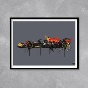 Max Verstappen 2023 Red Bull RB19 F1 print - Various Sizes. Formula 1 Wall Art, Formula 1 poster, F1 artwork, Motorsport gift from the Max Verstappen store collection.