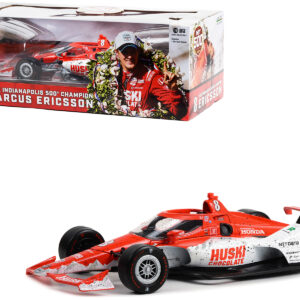 Dallara IndyCar #8 (Raced Version) Marcus Ericsson "Huski Chocolate" Chip Ganassi Racing Champion "Indianapolis 500" (2022) 1/18 Diecast Model Car by Greenlight from the Sports Car Racing Model Cars store collection.