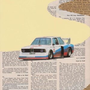 BMW 320i | Print from an original collage Coffee Table Car Magazines by Mr What & Mrs Why