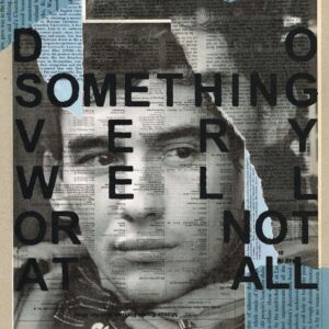 Ayrton Senna: 'Do something very well or not at all' | Print from an original collage from the Ayrton Senna store collection.