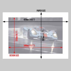 Porsche 917 - Brands Hatch 1000km 1970 - A3 Print from the Sports Car Racing Caps store collection.