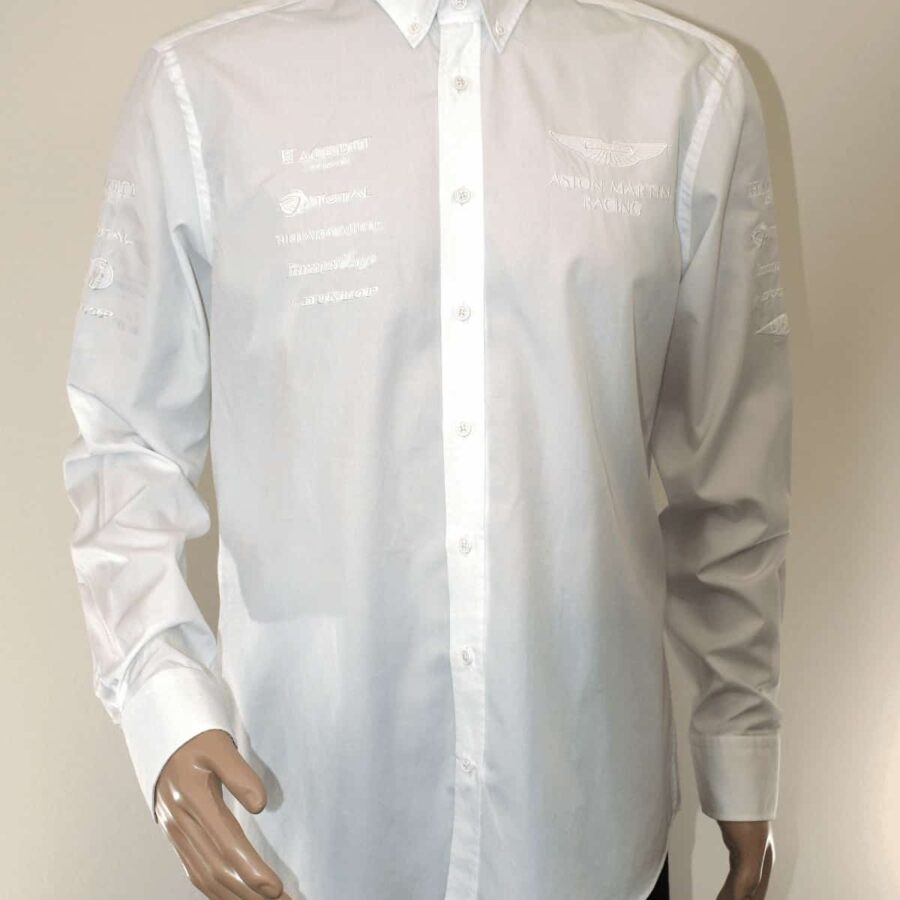 Aston Martin Racing Management, Team Kit Shirt, Mens Small White from the Sports Car Racing Apparel store collection.