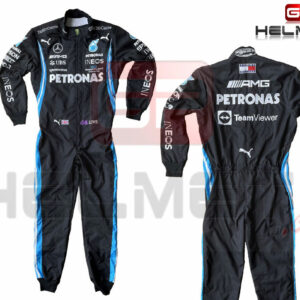 Lewis Hamilton 2021 replica Racing Suit Mercedes AMG F1 / Black Lives Matter model Sports Car Racing Race Suits by GPHelmet