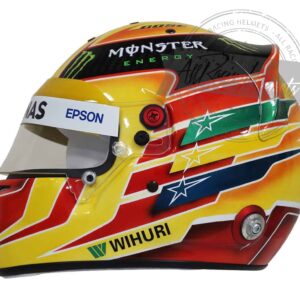 Lewis Hamilton 2017 F1 Replica Helmet Scale 1:1 from the Sports Car Racing Model Cars store collection.